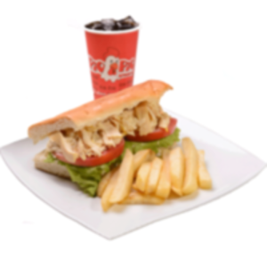 Combo sandwich especial de pollo