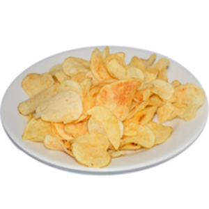 Porción de papa chips mediana
